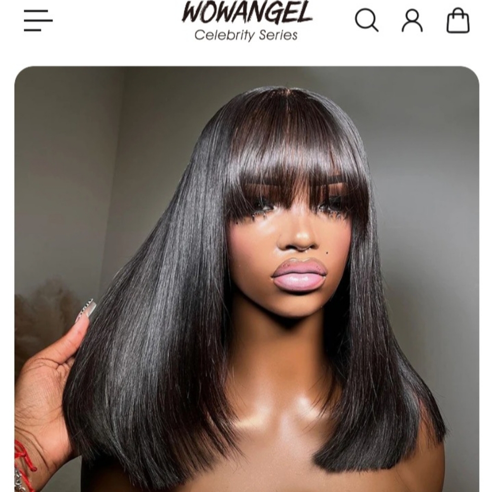 Wow Angel wig with bangs 16 inches